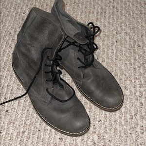 Roots Leather Combat Boots